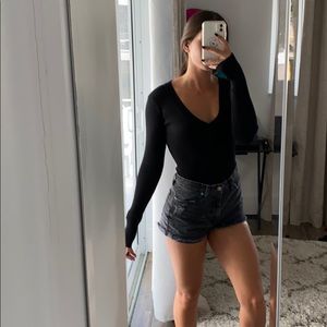 Long sleeve body suit